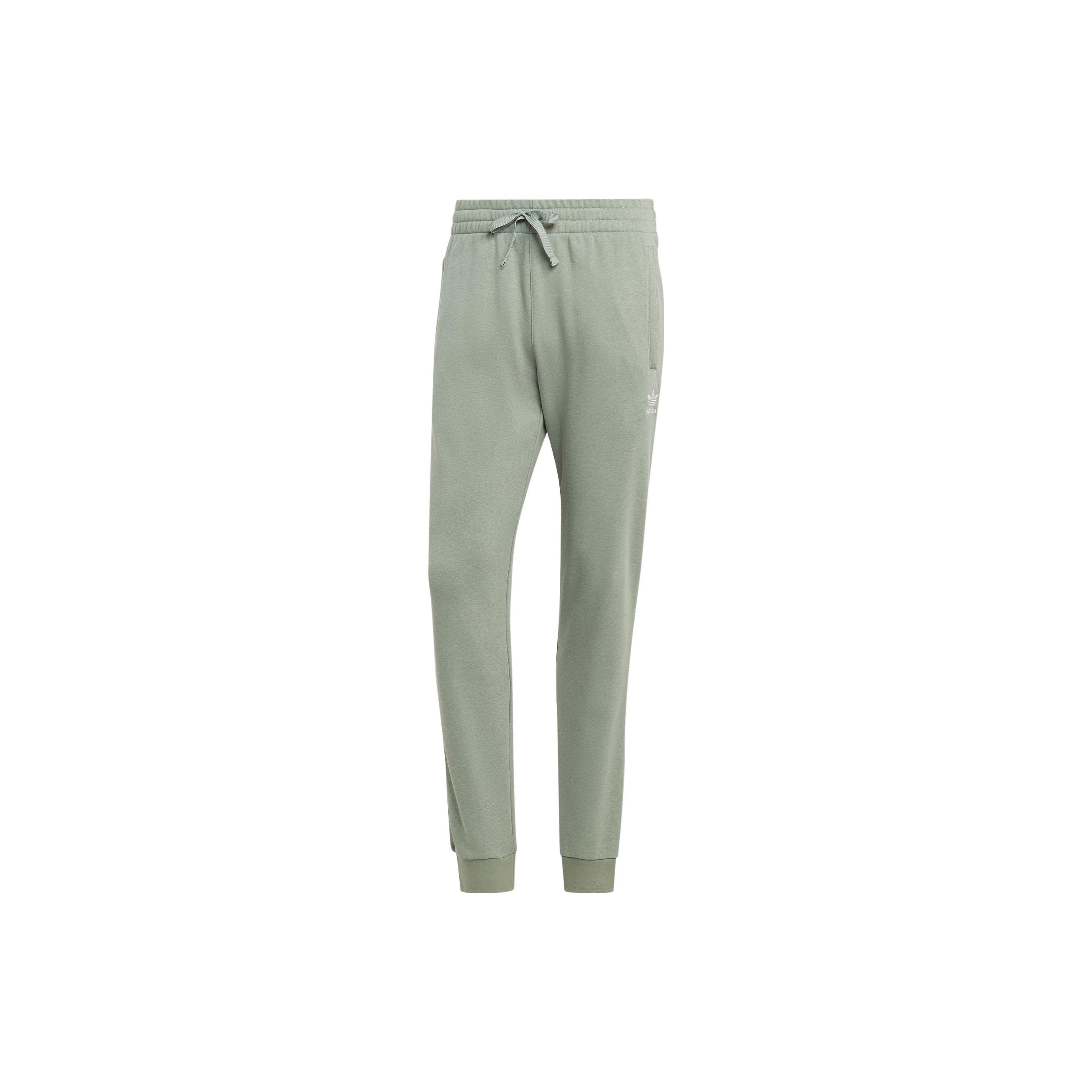 adidas Originals Essentials+ Made with Hemp Sweat Pants Silver Green Men s HR2968 L