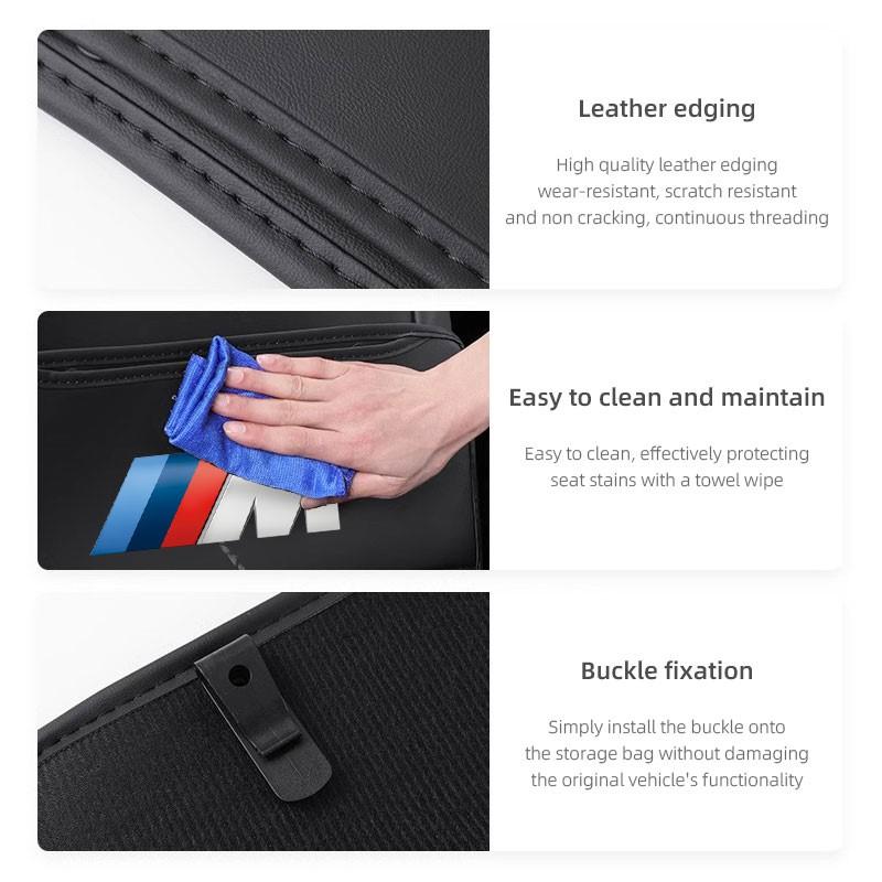 Car Seat Back Anti Kick Cover Pad Anti-dirty Protector Mat For BMW G80 G06 G07 G42 G14 G15 G16 F82 F20 F21 F83 M2 M3 M Key Chain GNTYA1