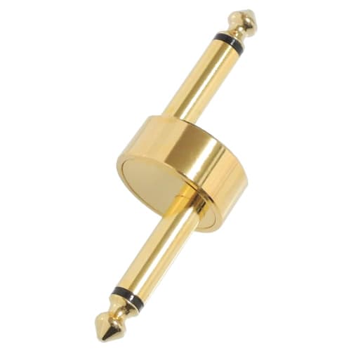 KAUMO Effects Pedal Connecting Plug, Gold Plated, Crank Shape (Pair)