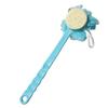 Back Scrubber with Long Handle & Soft Bristle Brush for Exfoliating Skin - Deep Cleanse with Loofah