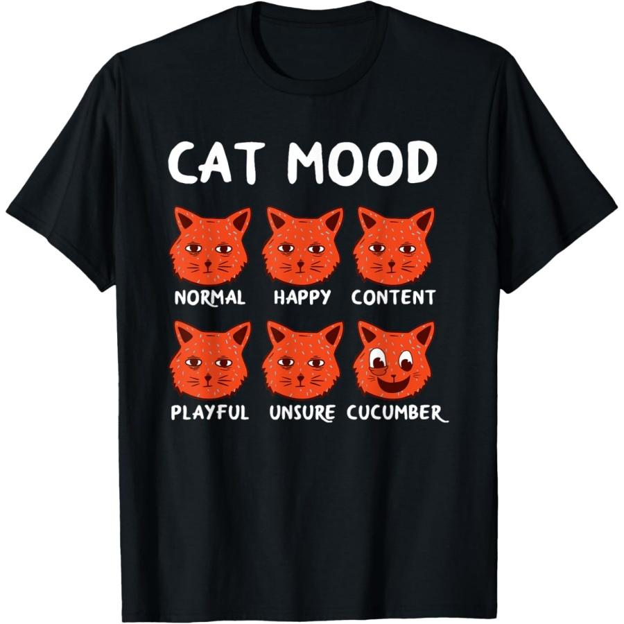 

Юмор Кот настроения Футболка XXXXXL чёрный