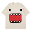 Funny Domo Kun Graphic Print Tshirt Men Women Loose Casual Oversized Oneck Cotton Streetwear Harajuku Fashion Summer New Tee
