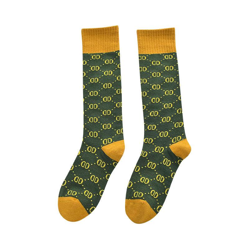 Medium Stockings Internet Celebrity and Knee Women's Heap Socks Fashion Versatile Calf Socks Women