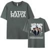 Rock Band Latin Mafia Mexico Tour 2025 Merch Tee Shirt for Men Women Fashion Gothic Pop Music Tshirt Casual 100 Cotton T Shirt