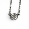 Great TIFFANY&Co. Necklace By the Yard 1P Diamond Necklace Platinum PT950 Women Used