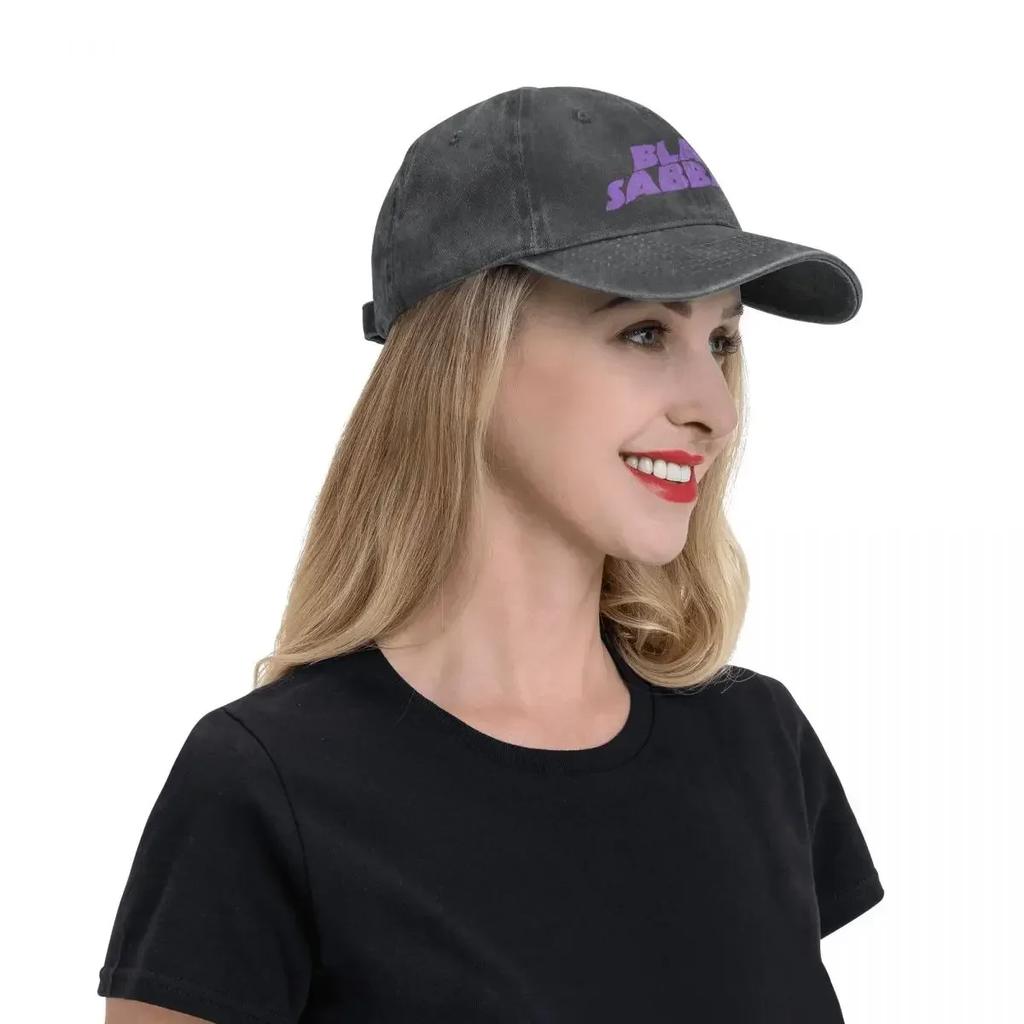 Black Sabbathe Music Baseball Caps Lässige Distressed Washed Rock Kopfbedeckung Unisex Outdoor Workouts Unstrukturierte Soft Caps Hut