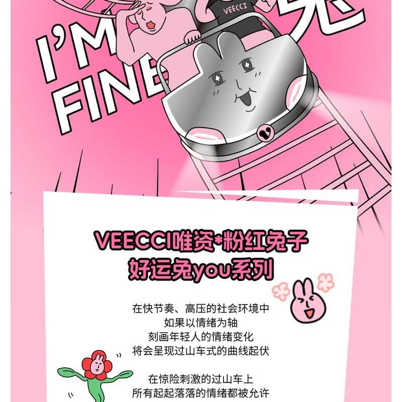 VEECCI - Good Luck Rabbit Dual-Ended Lip Glaze My Friend Rabbit Limited Edition - 6 Colors