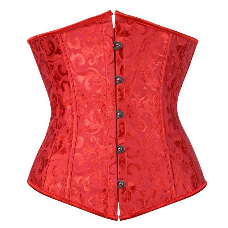 Women Solid Buckle Waist Trainer Corset Tummy Control Slimming Body Shaper