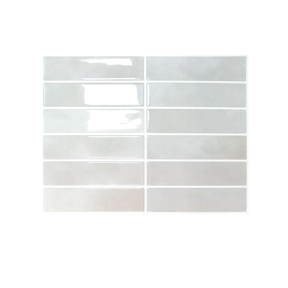 Waterproof Self Adhesive Tile Wall Stickers Moisture-proof Anti Fouling Wall Decal Oil-proof Heat-resistant Wallpaper