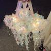 Color DIY Jellyfish Lamp Lantern Mermaid Parti Jellyfish Light Lantern Girls Happy Under The Sea Theme Birthday Party Decor