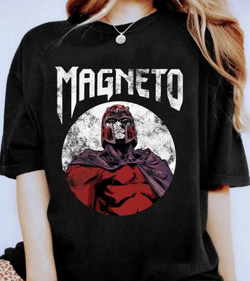 Maglietta Unisex Magneto X-Men Marvel Classica Retro Rock Band per Adulto Bambino