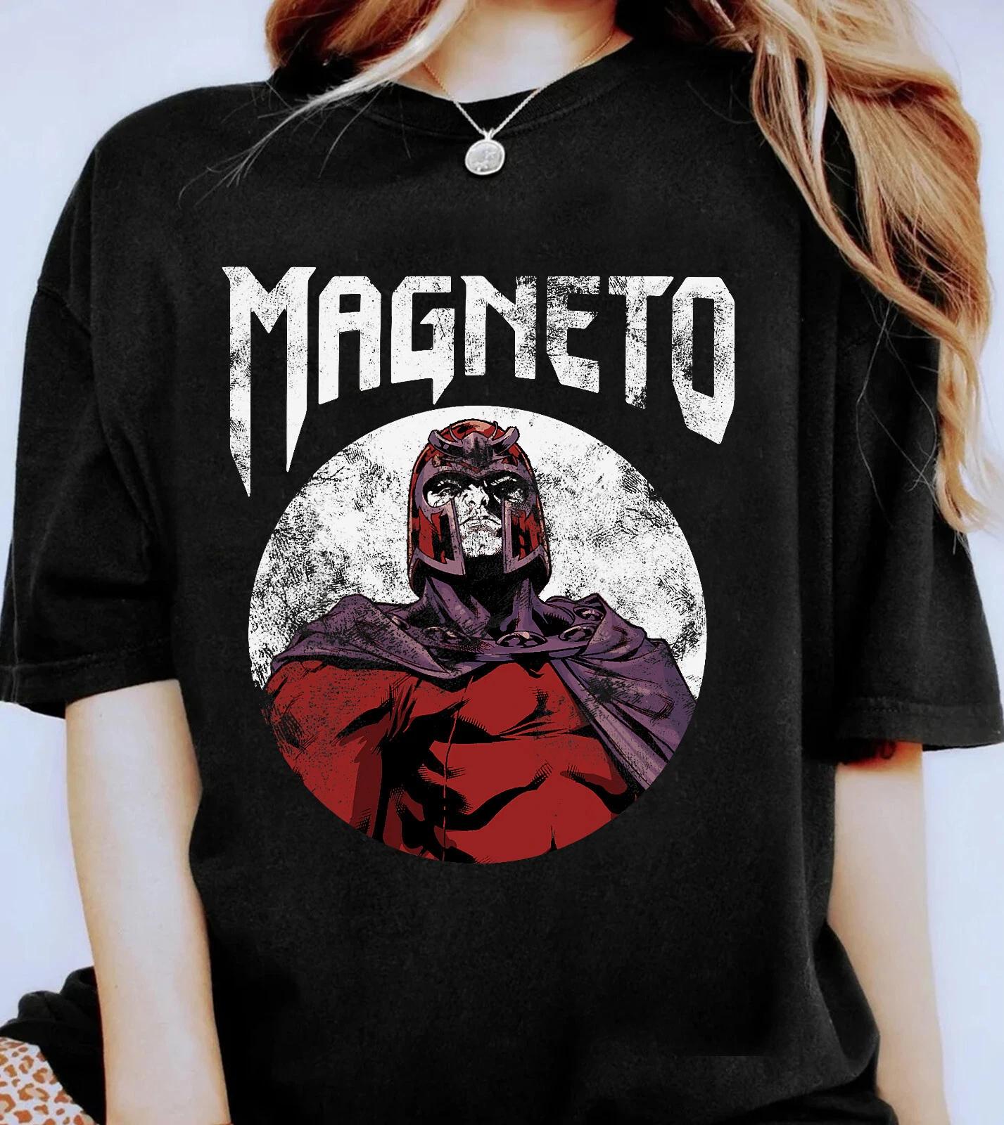 Marvel X-Men Magneto Classic Retro Rock Band Unisex Adult Kid Shirt 3XL