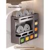 Wall-Mounted Kitchen Spice Rack & Seasoning Organizer