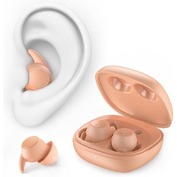 2.0 Sleep Earbuds, Noise Blocking Sleep Headphones, High Fidelity Invisible Ear Plugs-Hearing Protection, Mini Design for Side Sleepers, Bluetooth