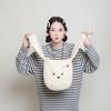Plush Single-shoulder Bag, Tote Bag, Cute Long-eared Hand-held Crossbody Bag