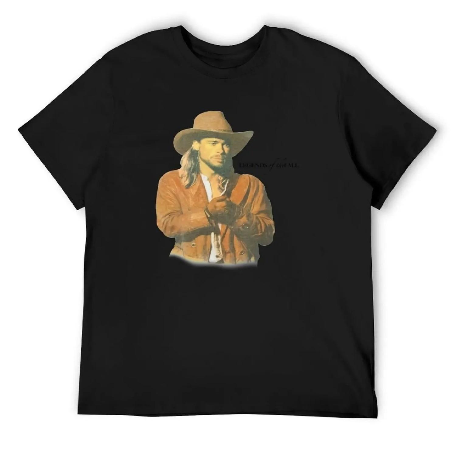 1994 Легенды осени Стэнли ДеСантис Бренд Брэд Питт Футболка для мальчиков с животным принтом Роскошная мужская футболка мужчины S разноцветный