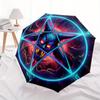 1pc Demon Pentagram Symbol Umbrella with Plastic Handle,Suitable for All Seasons Home Travel Outdoor UmbrellaB1674