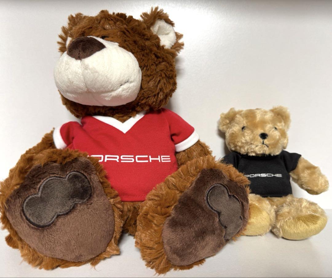 

[USED] Two Porsche teddy bears