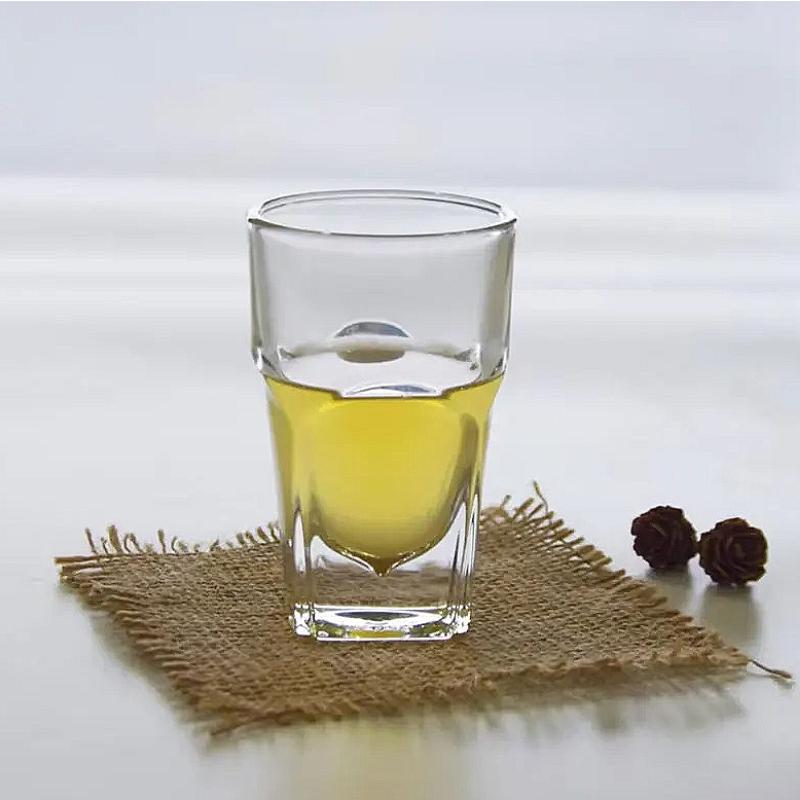 120ml Shot Glass Thickened Small Wine Glass Transparent Whiskey Glass Bar Creative Spirits Cup Exquisite Vodka Glass for Party