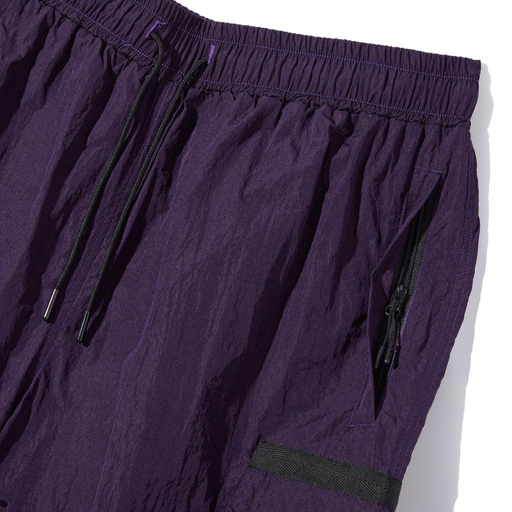 Crown Spk40 Nylon Setup Shorts (Purple)