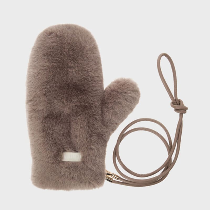 Molliolli BEAR BEAR mănuși reversibile [taupe]