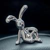 Long Eared Rabbit, Creative Rabbit Ornament, 3D Rabbit Ornament, DIY Decoration, Car Interior, Home Decoration