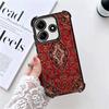 Persian Carpet Floral Pattern Soft Phone Case For Xiaomi Redmi Note 14 15 Pro Plus 13 12 11S 11T 5G 10 9S 9 Plating Anti-Fall Fu