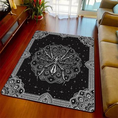 Tapis d'araignée d'Halloween imprimé en 3D, tapis d'horreur et de peur, pour salon, chambre à coucher, cadeau d'Halloween, décoration de maison