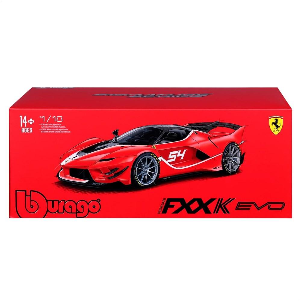 Bburago Signature Series Ferrari FXX-K EVO Diecast Car Model 1/18 Finished Product 18-16908 Red