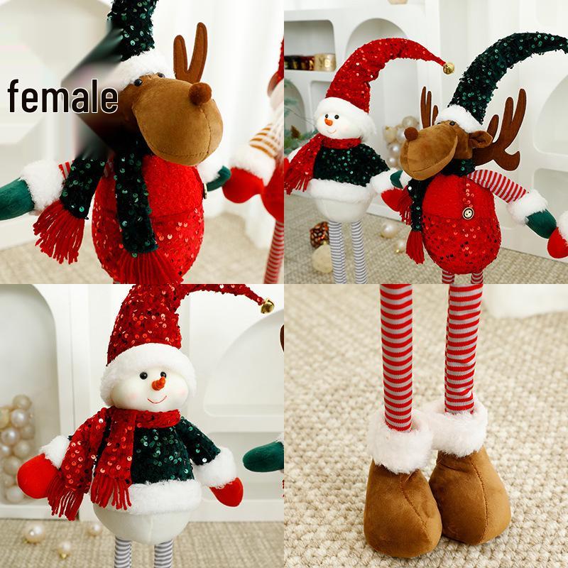 Christmas Reindeer Ornament - Festive Indoor Desktop Decoration 