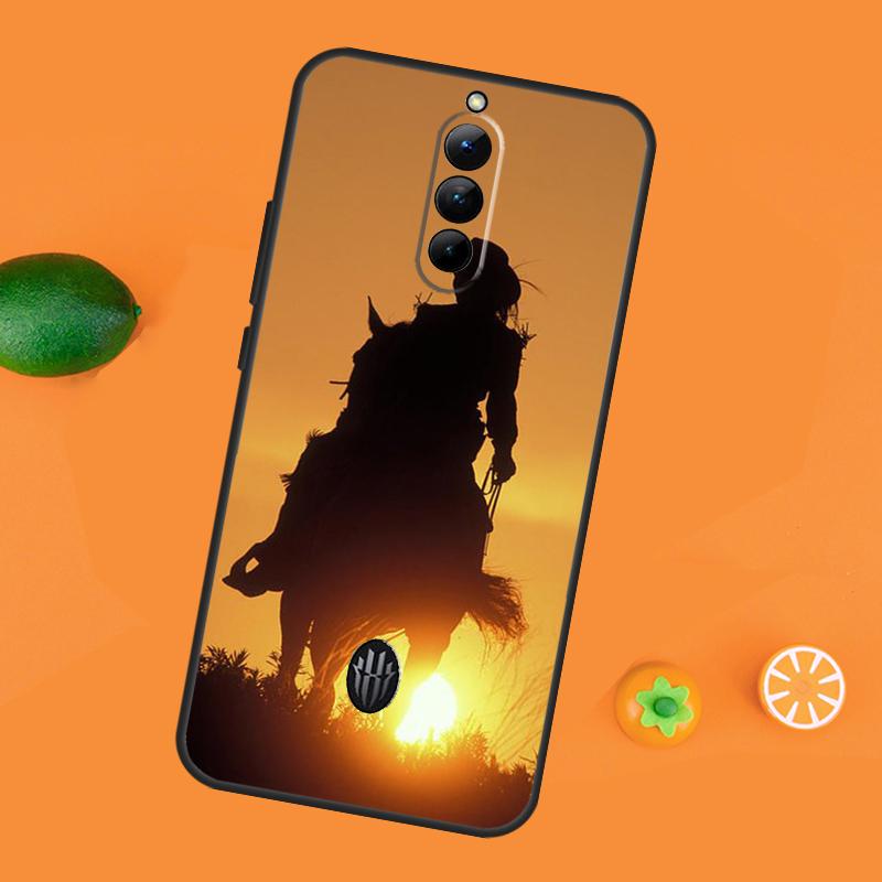 Rider Rodeo Cowgirl Case For ZTE Nubia Red Magic 8S 9S 10S 8 9 10 11 Pro Plus 6 7 6S 7S Pro RedMagic 10 Air Cover