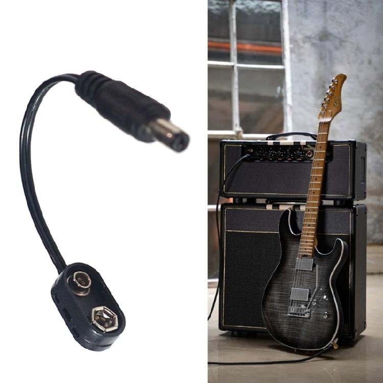 Guitar Effect Pedal Cable Adapter 9V Battery Clip Converter Cable DCJack Plug