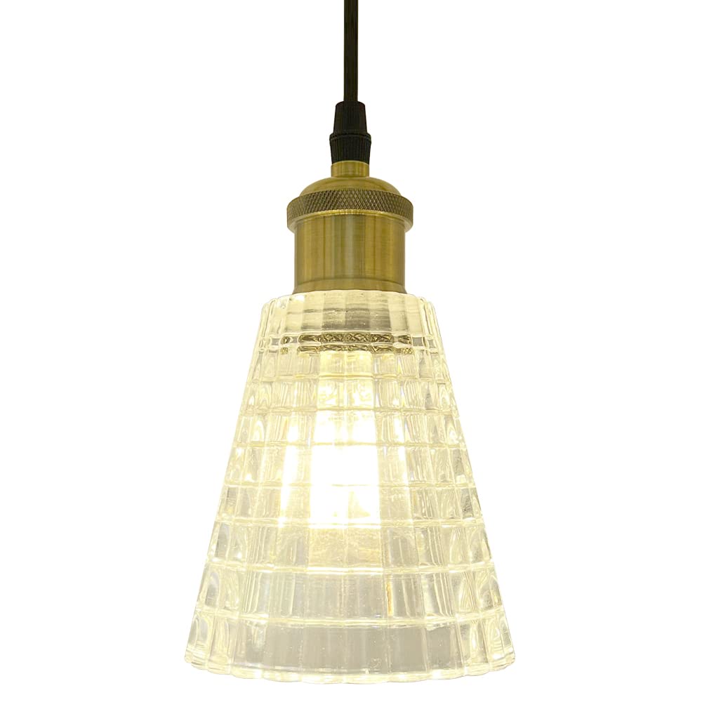 

Pendant Fixture E26 for Ceiling Hanging Checkered Ceiling LED Interior Lighting Glass Dining Living Cafe Ceiling Fixture Light, Glass, Scandinavian,