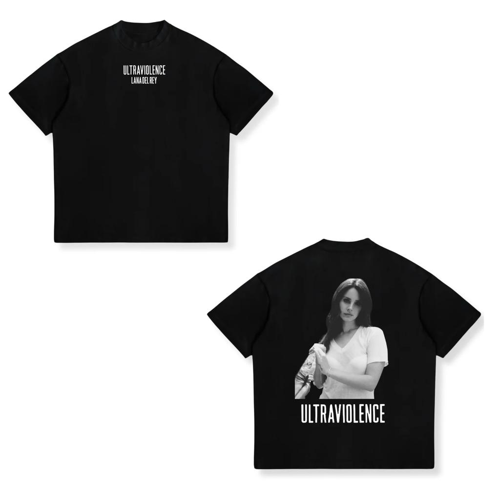 Singer Lana Del Rey Graphic T Shirt Unisex Women Fashion Hip Hop 90s Vintage TShirts Oversized Cotton Casual Tshirt Y2k Streetwear