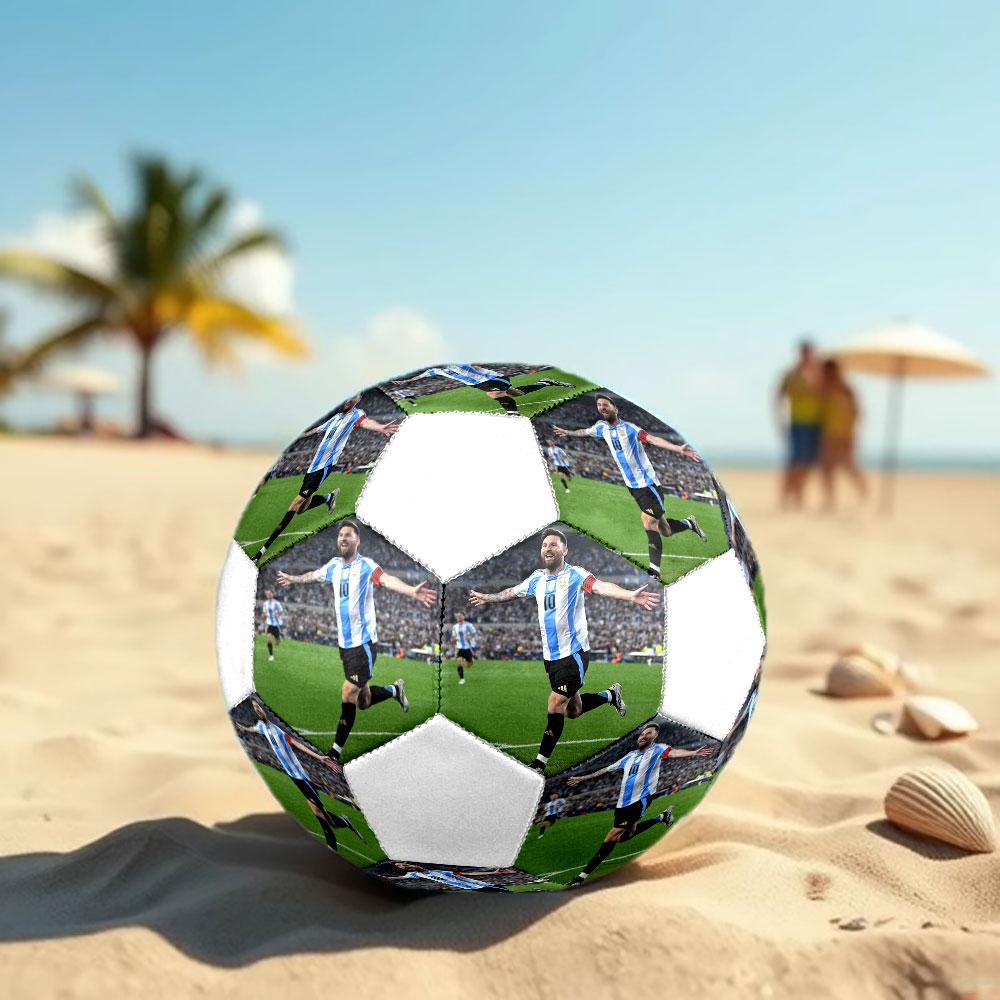 King Leo size5 Soccer Ball, colorful, suitable for all ages, machine-stitched, PVC material, competition grade,durable and high bounce