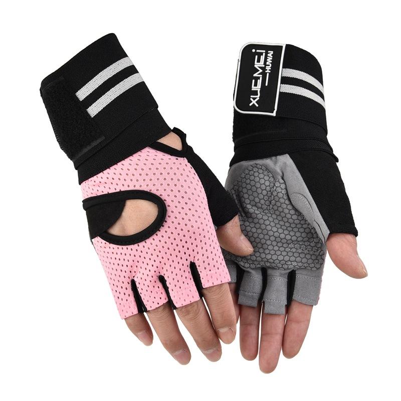 Fitness gloves half finger men's and women's sports outdoor equipment training wear-resistant non-slip horizontal bar dumbbell protection palm