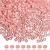 700Pcs Mixed Colors Letter Flat Beads Straight-Hole DIY Jewelry Beads Bulk Beads  Necklaces