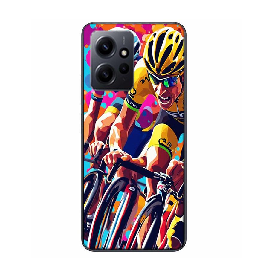 Bicycle Race Phone Case For Redmi 12 13C 12C 15C 9 10 10C Note 13 Pro Plus 14 15 Pro 9T 9C 9A TPU Soft Cover Clear Cell Cases Sh