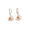 Retro Ginkgo Earrings Double-layer Sweet Earrings Jewelry Elegant Ginkgo Ear Pendant  Festival