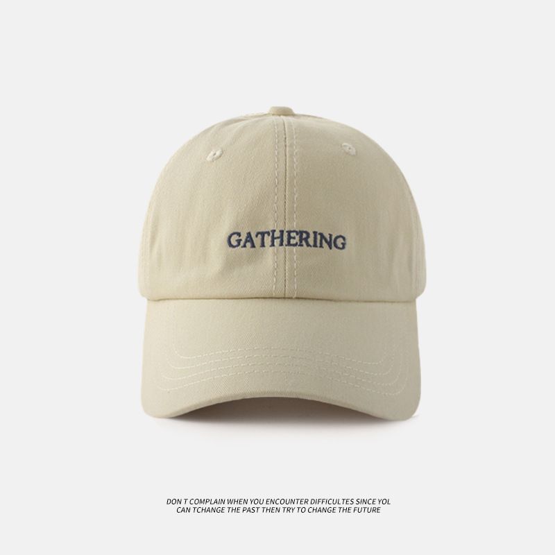 

New Arrival Hat Women s Summer Big Brim Peaked Cap Face-Looking Small Baseball Cap Men s Sun Protection Hat Sun Hat Beige Adjustable