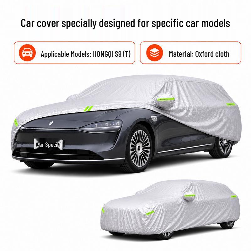 Enjoy S9 Car Cover: Sun-proof, Waterproof, Heat-insulating, All-season, Oxford Cloth Material.