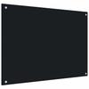 Vidaxl Panele Ochronne Do Kuchni, Czarne, 2 Szt., 80X60 Cm, Szkło