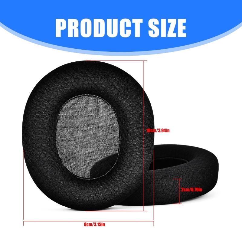 Soft & Breathable Sponge Ear Pad Cushion for E900/E900 Professional Headphone Earmuffs Enhancing Sound Quality