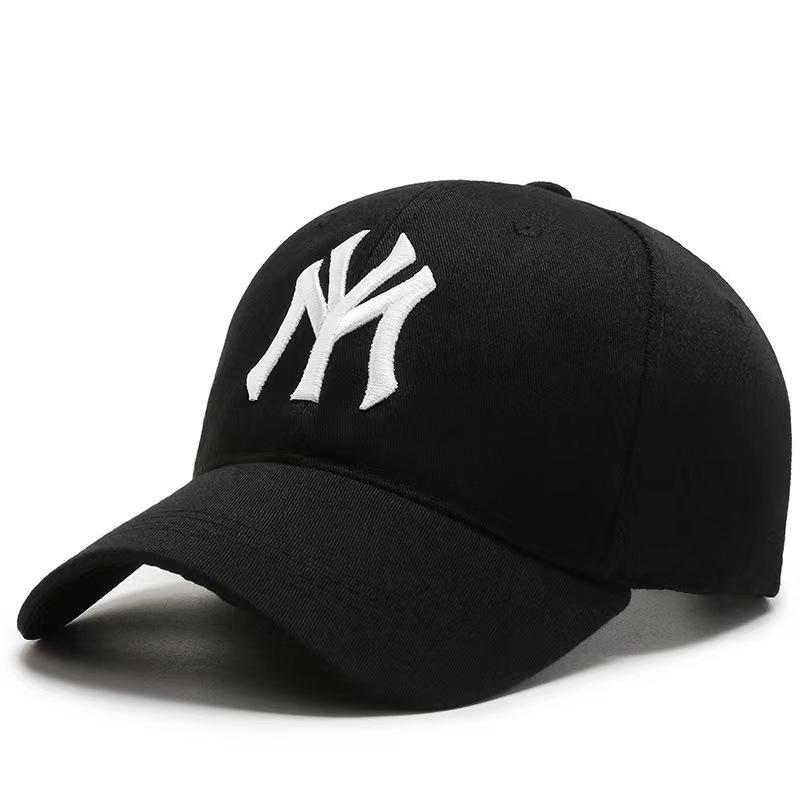 Korean Style Women's Duckbill Cap with "MY" Embroidery - Spring/Autumn Fashion, Casual Baseball Hat for Outdoor Sunshade.