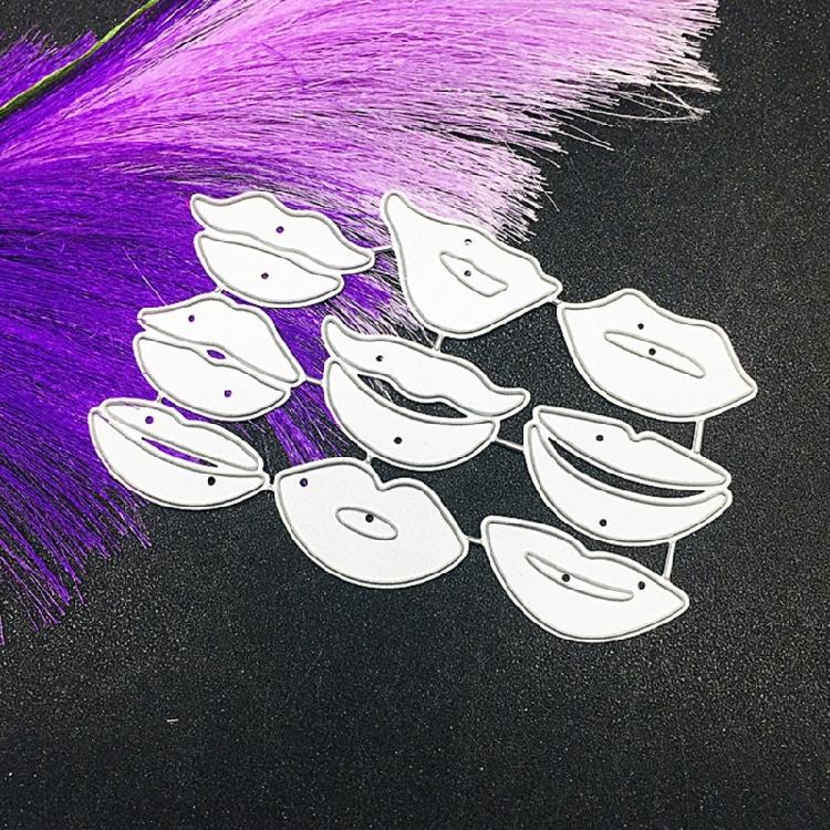 Lips Metal Cutting Dies DIY Stamps Crafts Embossing Scrapbooking Decoration