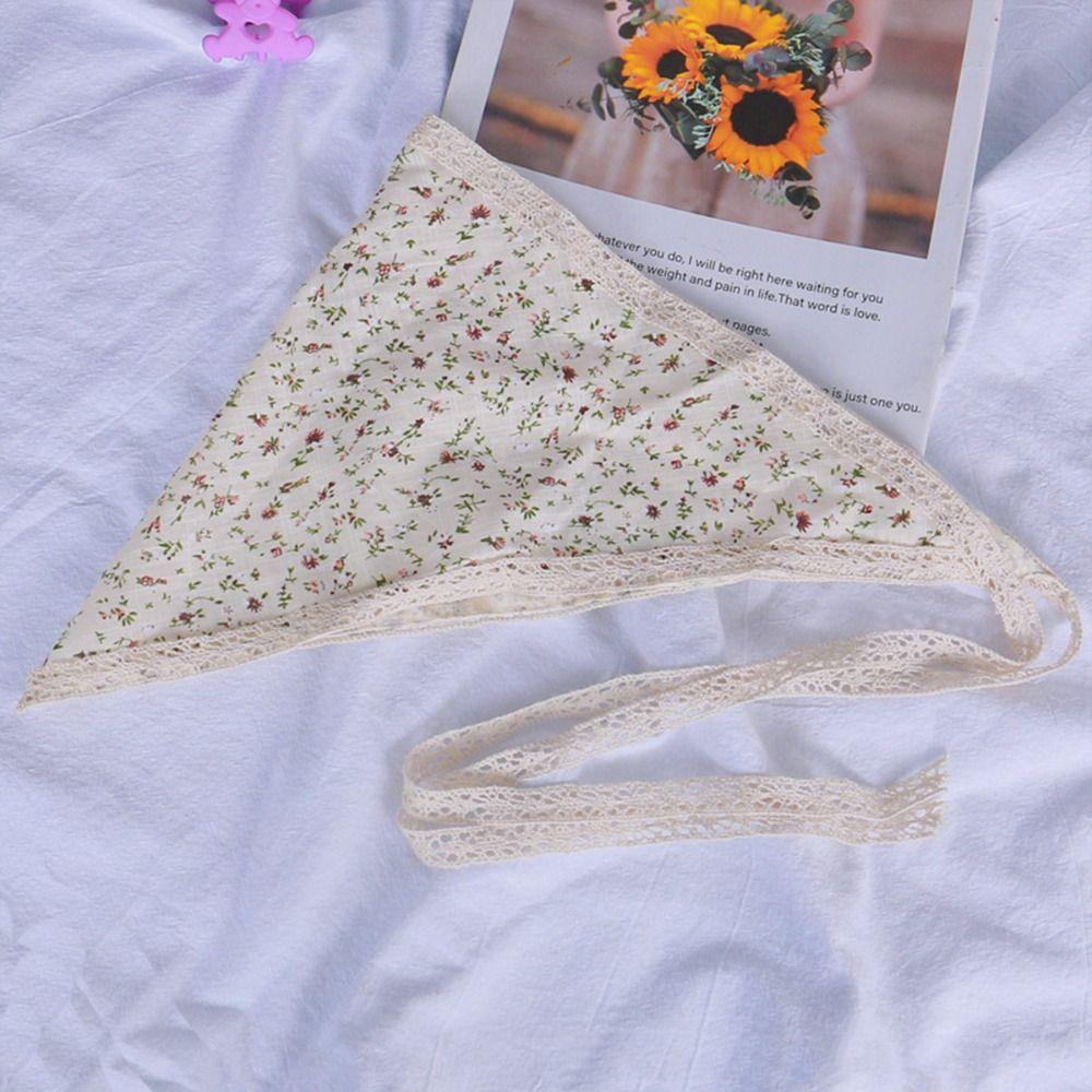 Small Flowers Hair Bands Lace Turban Bandana New Headbands  Photo Props