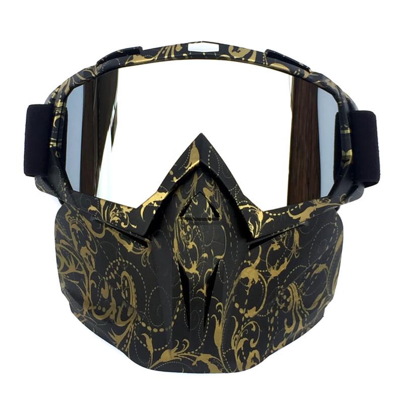 Retro Motorcycle Helmet Goggles