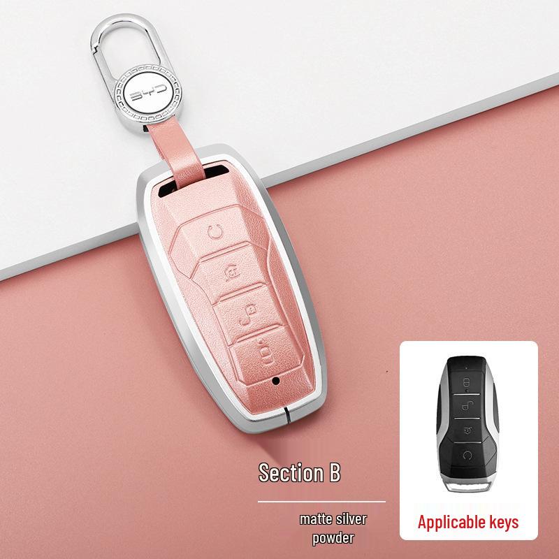 Full Coverage Key Case for BYD Models: Song, QinPLUS/dmi, Dolphin, e2, Tang, Han EV, e3, and Destroyer 05.