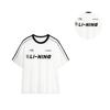 Li Ning Letter Loose Comfortable Casual Short Sleeve T-Shirt Unisex Tops White AHSU657-1(TEAM702-3.4.15)