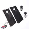 2Pcs Hardened Lawn Mower Blades Bolts 125X45Mm Kit For Masport 200 300 400 500 575 600 Grass Trimmer Garden Tool Parts